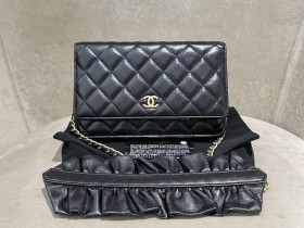 公价2万多99新Chanel/香奈儿woc链条包回收抵押典当鉴定图鉴