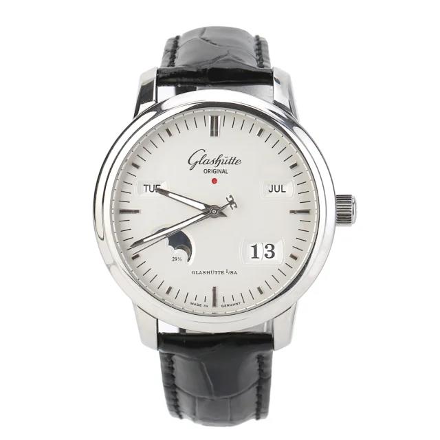 徐州奢侈品管家名包名表鉴定回收 格拉苏蒂原创议员系列精钢万年历自动机械男表回收价格查询