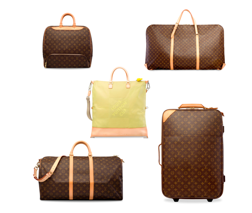 徐州奢侈品管家名包回收咨询15251823366 五件经典MONOGRAM旅行包回收典当抵押参考价22,000 - 30,000港币