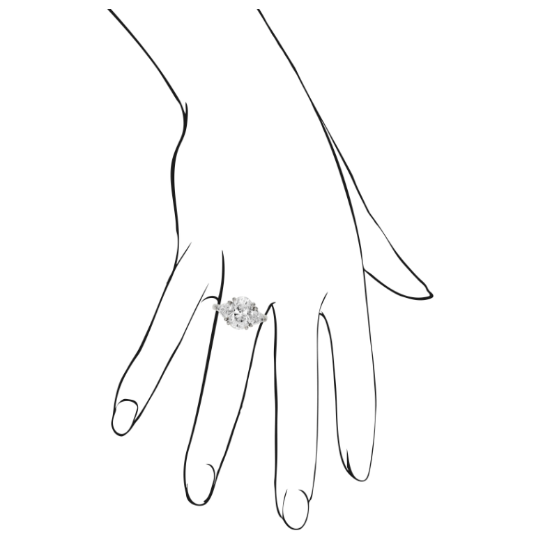 钻石的4c标准-切工 4.80克拉gia 证书钻石戒指 典当回收抵押参考价格USD 40,000 - USD 60,000