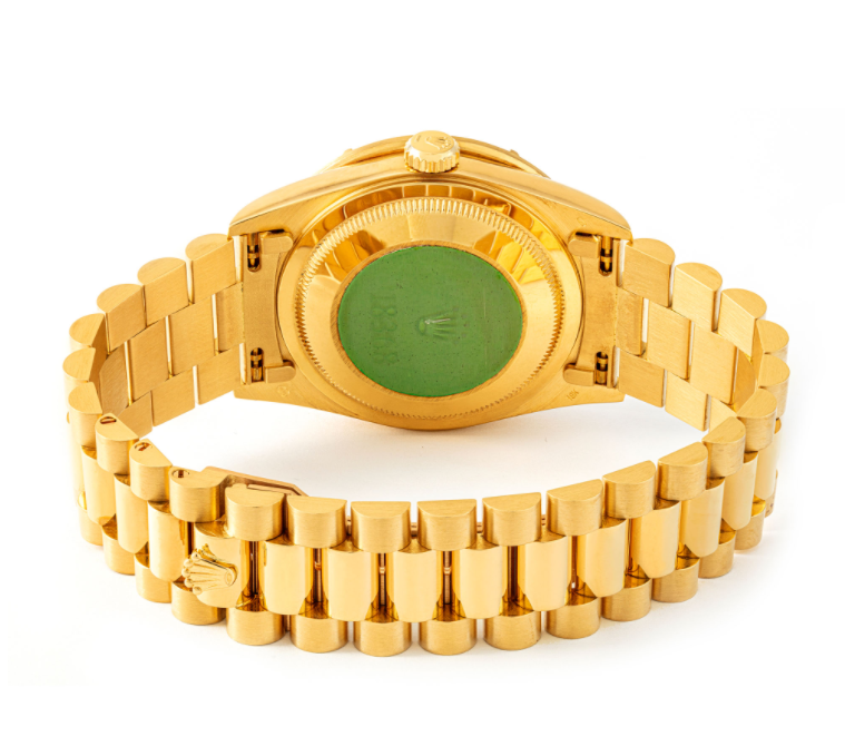 徐州奢侈品管家劳力士品牌简介 黄金镶钻石带日期显示劳力士抵押典当回收参考价格HK130,000 - 200,000