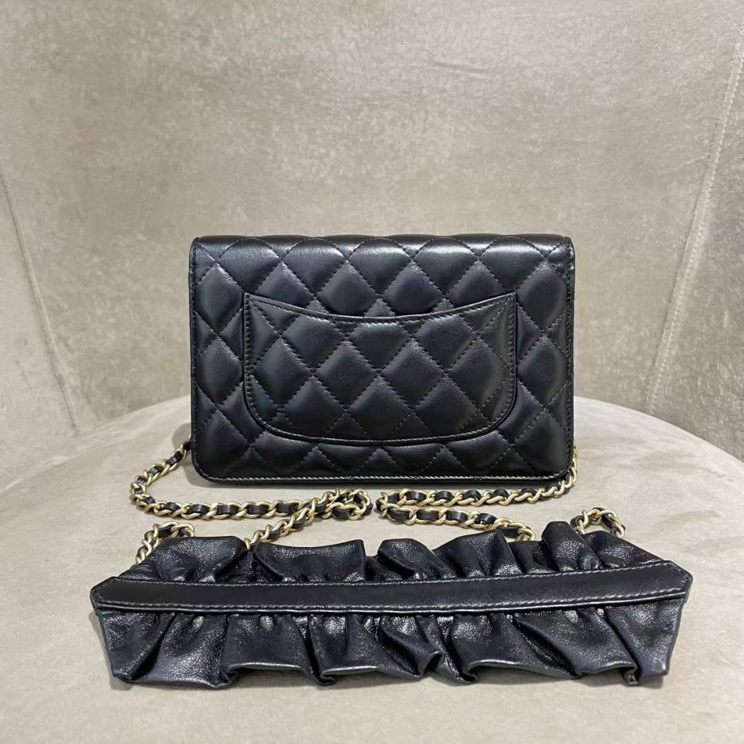 公价2万多99新Chanel/香奈儿woc链条包回收抵押典当鉴定图鉴