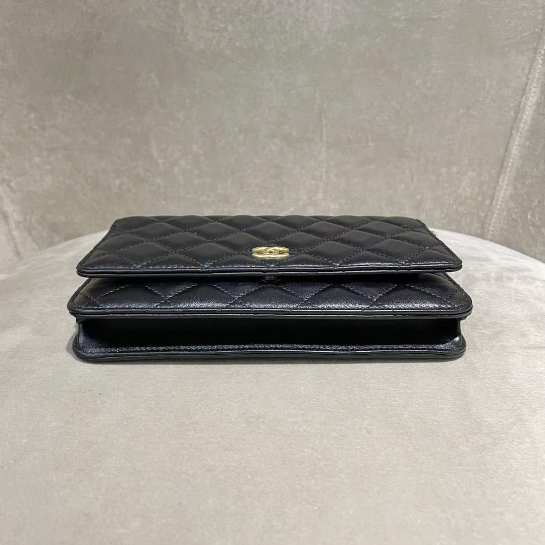 公价2万多99新Chanel/香奈儿woc链条包回收抵押典当鉴定图鉴