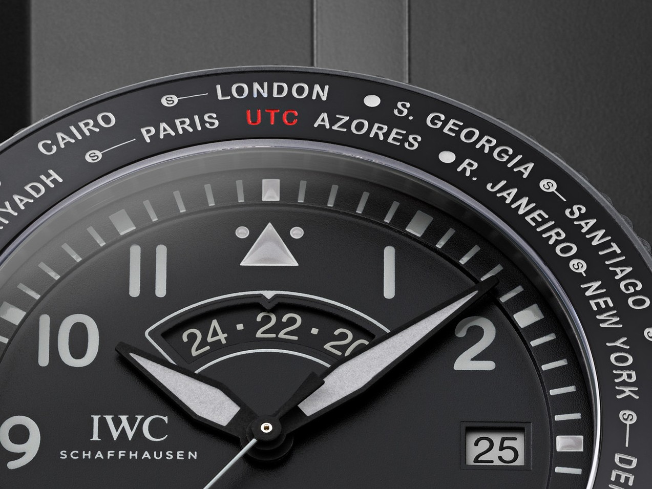 『IWC 鉴定回收』IWC Ceratanium 瓷化钛金属表壳世界时腕表